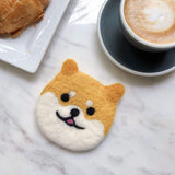 Felt Shiba Inu Dog Coaster Premium Quality Unique Handmade Gifts And Accessories - Ganapati Crafts Co.