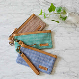 WOVEN phone wallet - Blue Premium Quality Unique Handmade Gifts And Accessories - Ganapati Crafts Co.